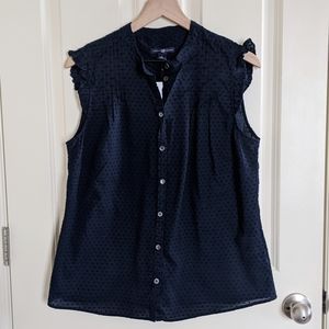 NWT GAP Button Down Business Blouse